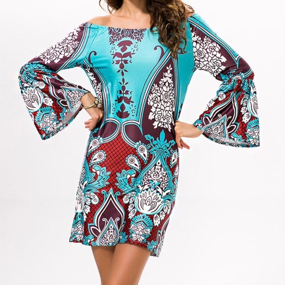NWT Moroccan-inspired Kaftan Dress - Picture 3 of 5